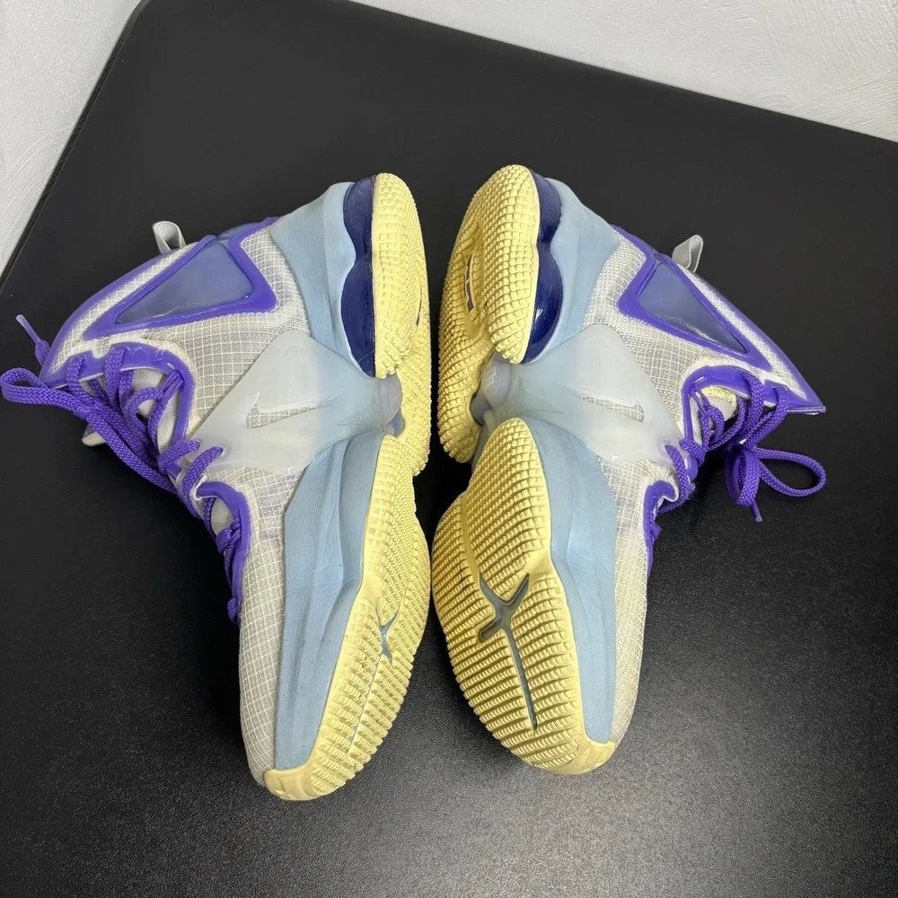 Kids Nike LeBron 19 GS 'Easter' Zoom Air Basketball Sneaker DD0418-412 size 6Y‎